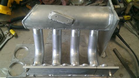 sheet metal intake manifold entirely by hand part 2|aftermarket intake manifold manufacturers.